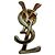 Yves Saint Laurent YSL Cassandre Gold-Brosche