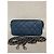 Chanel Wallet on Chain (WOC) in pelle caviar matelassé Blu Navy - vista 8