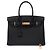 Hermès HERMES Birkin 30 Tasche aus schwarzem Leder - 104040 - Ansicht 13