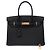 Hermès HERMES Birkin 30 Tasche aus schwarzem Leder - 104040 - Ansicht 3