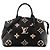 LOUIS VUITTON - Borsa a tracolla Grand Palais Louis Vuitton in pelle empreinte nera e beige