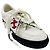 Off White Sneakers basse in tela vulcanizzata Off-White White / Black Multi con dettaglio Zip Tie