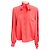 Blusa de seda Etro rosa ciclamen con lazada al cuello