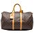 Sac de voyage Louis Vuitton Monogram Keepall Bandouliere 45 Marron