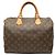 Borsa Boston Louis Vuitton Monogram Speedy 30 Marrone