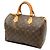 Borsa Boston Louis Vuitton Monogram Speedy 30 Marrone - vista 2