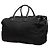 Borsa da viaggio Gucci in nylon nero con banda Web - vista 2