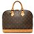 Bolsa de mão Louis Vuitton Monogram Alma PM Castanha