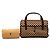 Borsa a mano Louis Vuitton Damier Sauvage Lionne Marrone - vista 9