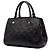 Borsa Satchel Louis Vuitton Monogram Empreinte Montaigne BB Nera - vista 2