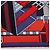 Hermès Carré Géant "SANGLES EN ZIGZAG" Kaschmir x Seidentuch in Blau x Rot - Ansicht 11