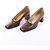 Hermès HERMES Kelly Leder-Pumps in Braun, Größe 38 EU - Ansicht 2