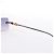 Gafas de sol Chrome Hearts HELLZ BELLZ chapadas en oro en Gray - vista 7