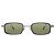 Autre Marque Capote AC222 Sonnenbrille in Green x Silver