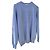 Pull en cachemire Givenchy logo 4G - Bleu clair