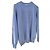 Pull en cachemire Givenchy logo 4G - Bleu clair - vue 5