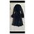 Ermanno Scervino Abrigo Largo de Nailon Negro con Piel - vista 8