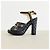 Moschino Resort 2016 Sandali Platform in Pelle Trapuntata - vista 5