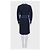 Hermès Oversized Kleid aus Wolle, Navy Blau mit Polka Dots, NWOT EU 34 XS gebraucht - Ansicht 4
