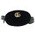 Cintura Gucci GG Marmont in velluto matelassé decorato