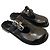 Loewe Campo Mary Jones Mules aus schwarzem Leder
