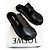 Loewe Campo Mary Jones Mules aus schwarzem Leder - Ansicht 14