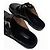 Loewe Campo Mary Jones Mules aus schwarzem Leder - Ansicht 19