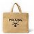 Prada Raffia Tote Bag Beige - Ansicht 12