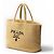 Prada Raffia Tote Bag Beige - Ansicht 3