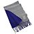 Cachecol Loewe Anagram reversível de lã e cashmere - Cinza/Azul - vista 9