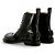 Loewe Stivali Campo Classic Lace-Up in pelle nera - vista 6