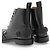 Loewe Stivali Campo Classic Lace-Up in pelle nera - vista 9