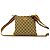 Borsa a tracolla in pelle e tela GG Pattern Gucci
