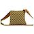 Borsa a tracolla in pelle e tela GG Pattern Gucci - vista 3