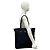 Borsa Tote Prada con logo Triangle in metallo - vista 2