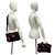 Mini sac à main deux voies Prada avec logo triangle - vue 2