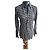 Autre Marque Saint Laurent Camicia Seta Stampa Auto Bianco e Nero