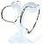 Autre Marque Tiffany & Co. Elsa Peretti Open Heart Hoop Medium Silver Ohrringe - Ansicht 3