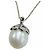 Autre Marque Collier Tiffany 925 Trèfle Cœur Perle d'Eau Douce
