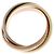 Bague Trinity Cartier Trois Couleurs - vue 2