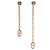 Hermès Brincos Hermes 750PG Diamond Farandole para mulheres