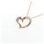 Autre Marque K10 Pink Gold Diamond Halskette - Ansicht 3