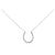 Autre Marque Collar Horseshoe Diamond en oro blanco Au750