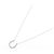 Autre Marque Collar Horseshoe Diamond en oro blanco Au750 - vista 2