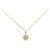 Autre Marque Au750 Blumen-Diamant-Halskette