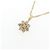 Autre Marque Au750 Blumen-Diamant-Halskette - Ansicht 3