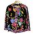 Cardigã de lã e seda com estampa floral LEONARD FASHION