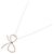 Autre Marque Collana in oro rosa Au750 con zaffiro e diamante - vista 2