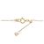 Autre Marque Collana in oro rosa Au750 con zaffiro e diamante - vista 5