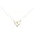 Autre Marque Au750 Herz-Diamant-Halskette